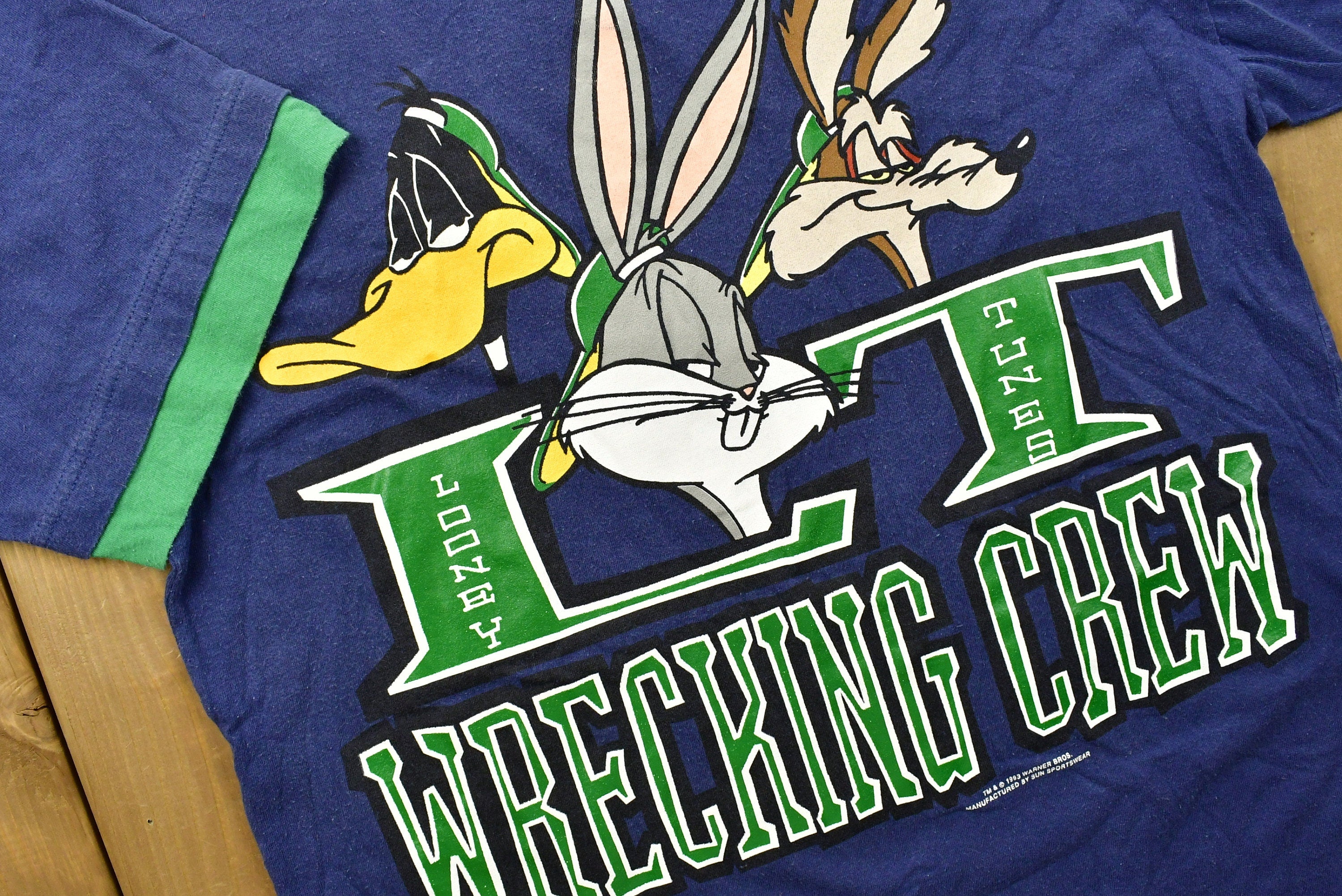 Vintage 1993 Looney Tunes Wrecking Crew T-Shirt