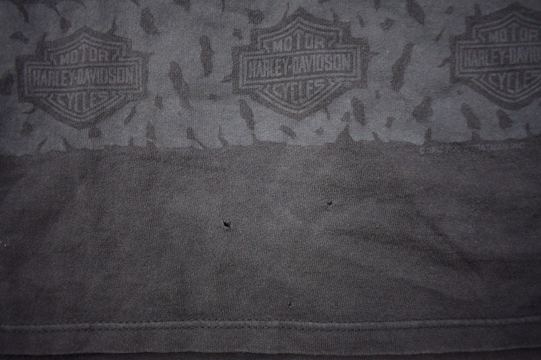 Vintage 1992 Harley Davidson Motorcycles Graphic T-Shirt