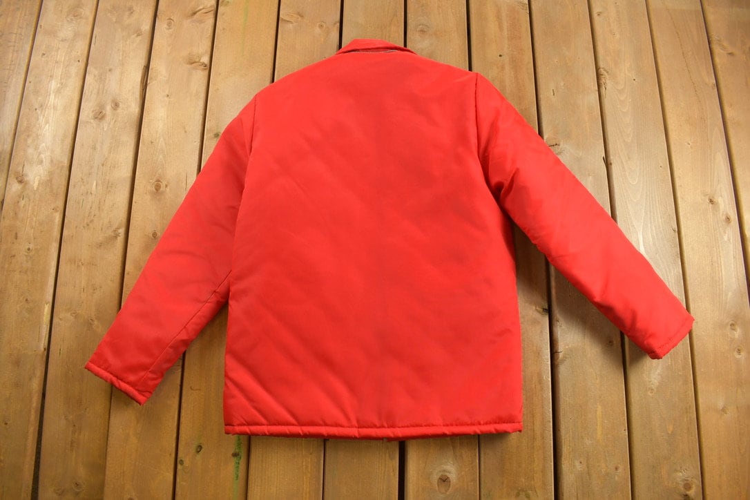 Deadstock Vintage 1980s Avon Sportswear Mack Trucks Quilt Lined Jacket