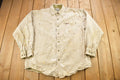 Vintage 1990s Heavy Weight Carhartt Paint Splattered Button Up Shirt