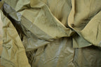 Vintage 1970s 1980s Army Military Button Down Rain Jacket Overcoat Men's Large