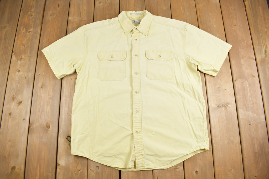 Vintage 1990s L.L. Bean Blank Button Up Shirt