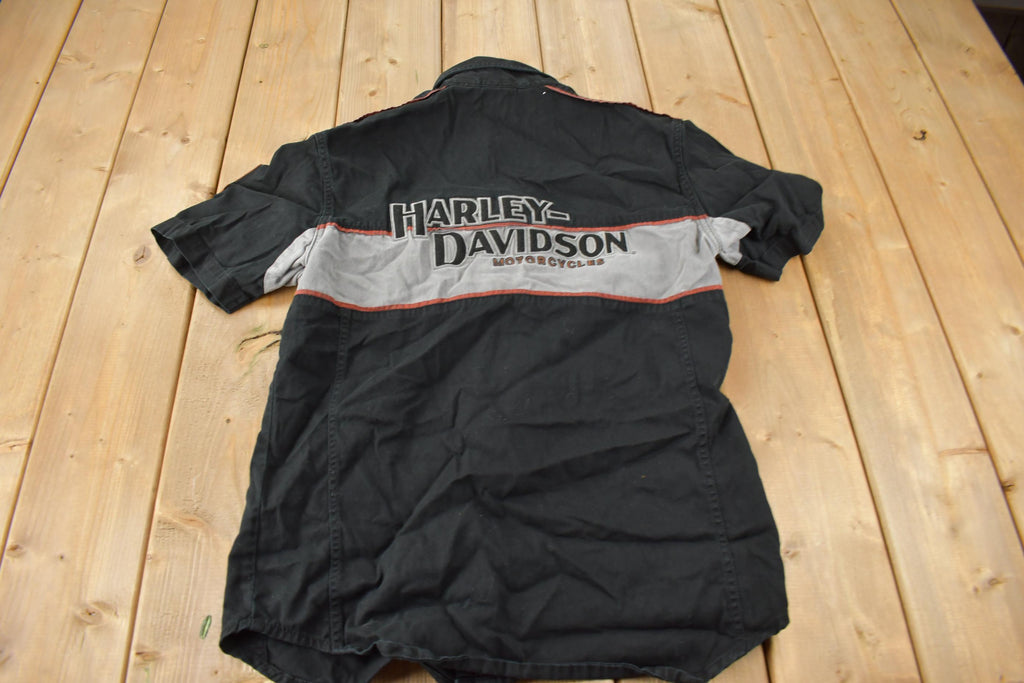 Vintage Y2K Harley Davidson Motorcycles Button Up Shirt
