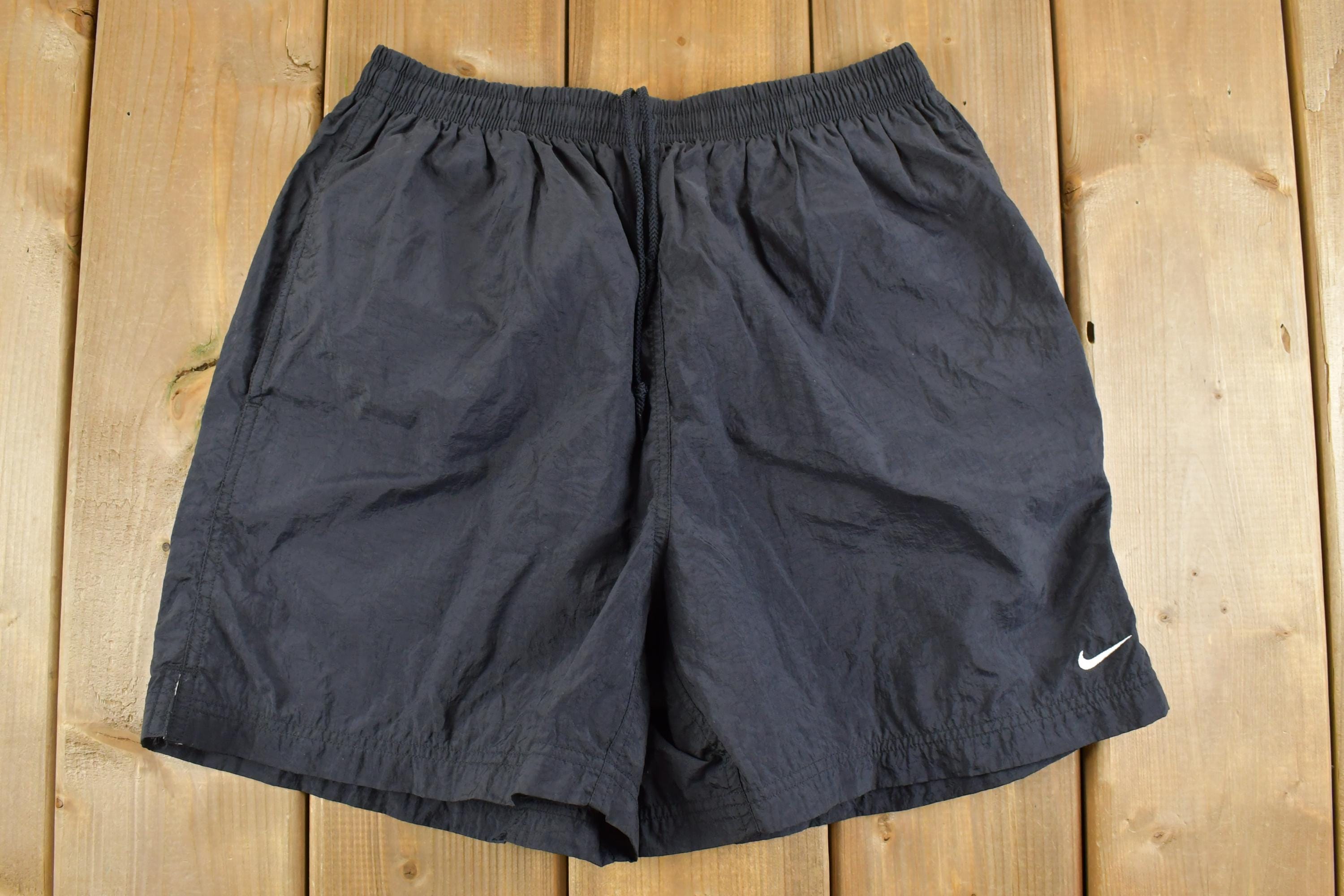 Vintage Y2K Nike Mini Swoosh Swim Shorts Size L