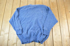 Vintage 1990s Van Heusen Cable Knit Perfect Mild Distress Cardigan Sweater Made In USA