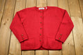 Vintage 1990s Karen Scott Petite Knit Cardigan Sweater