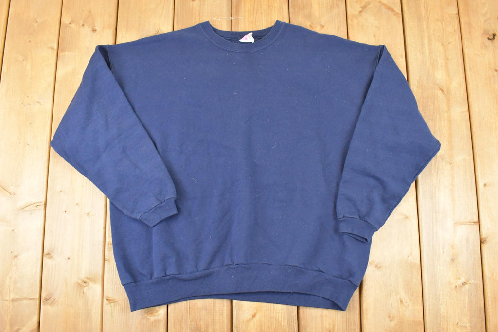 Vintage 1990s Hanes Her Way Blank Crewneck Sweatshirt Womens XL