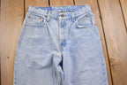 Vintage 1990s Levi's 550 Red Tab Light Wash Jeans Size 26 x 29