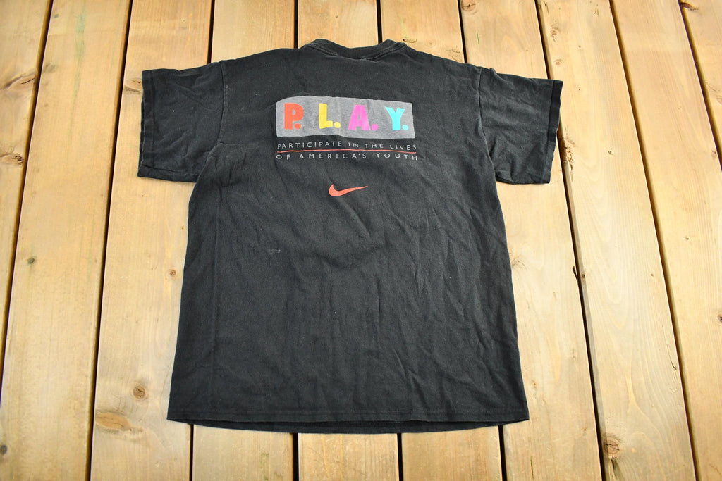 Vintage 1996 Nike Junior Bloomsday Race T-Shirt Youth Large