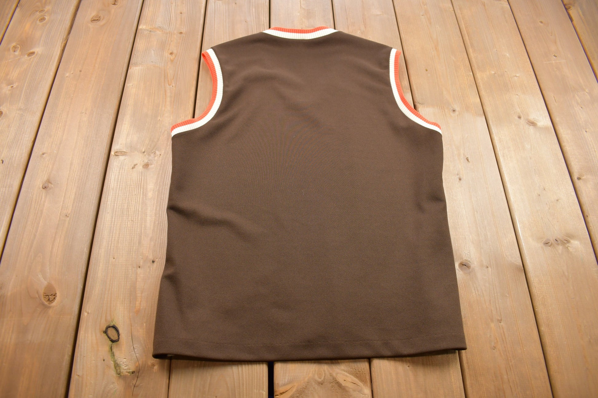 True Vintage 1970s V Neck Sweater Vest