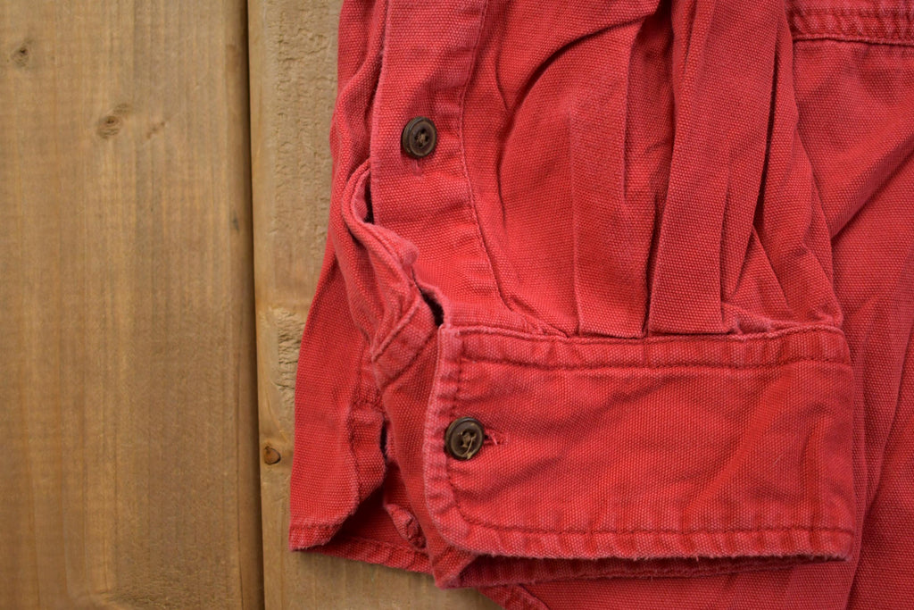 Vintage 1990s Lauren Ralph Lauren Fishing Style Button Up Shirt - XL