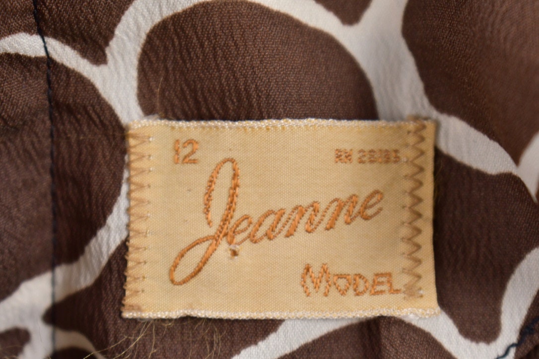 Vintage 1970s Jeanne Model Dress