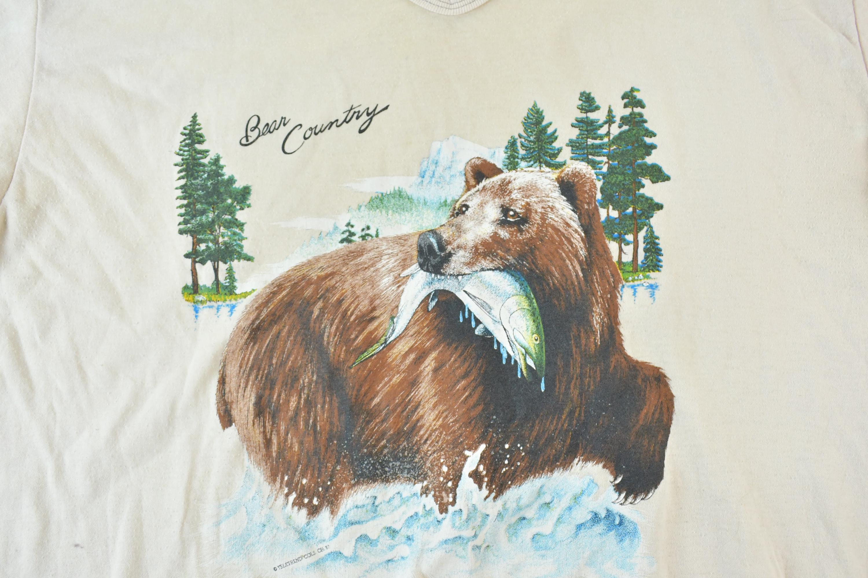 Vintage 1990s Bear Country Graphic T-Shirt