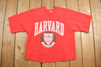 Vintage 1980s Harvard University Raglan Crewneck Sweater
