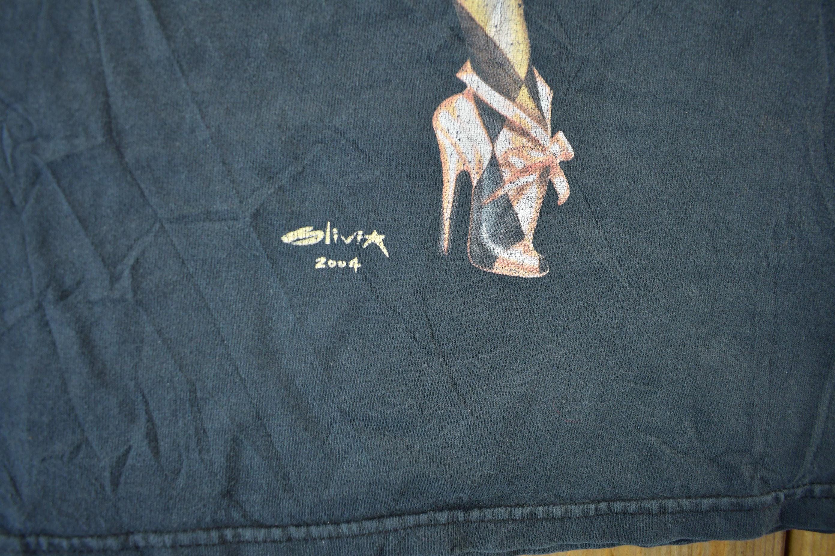 Vintage 2000s Olivia De Berardinis Graphic T-Shirt