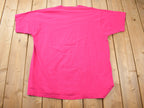 Vintage 1990s Fruit Of The Loom Blank Pink T Shirt