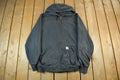 Vintage 2000s Distressed Carhartt Zip Up Hoodie Men's Large Tall