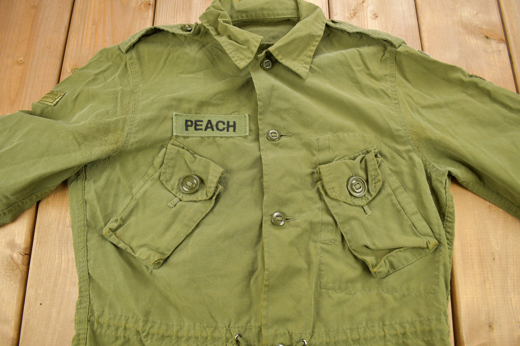 Vintage 1980s Canadian Army Military Field Jacket