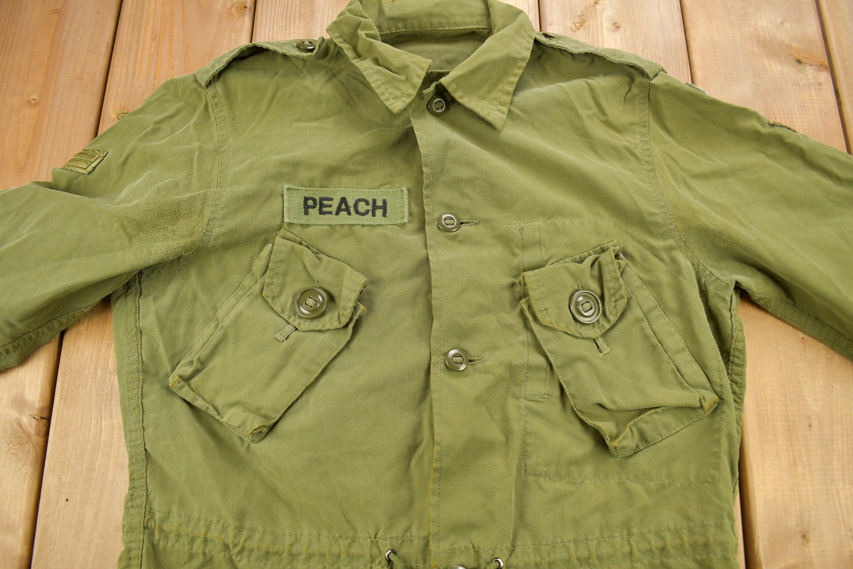 Vintage 1980s Canadian Army Military Field Jacket