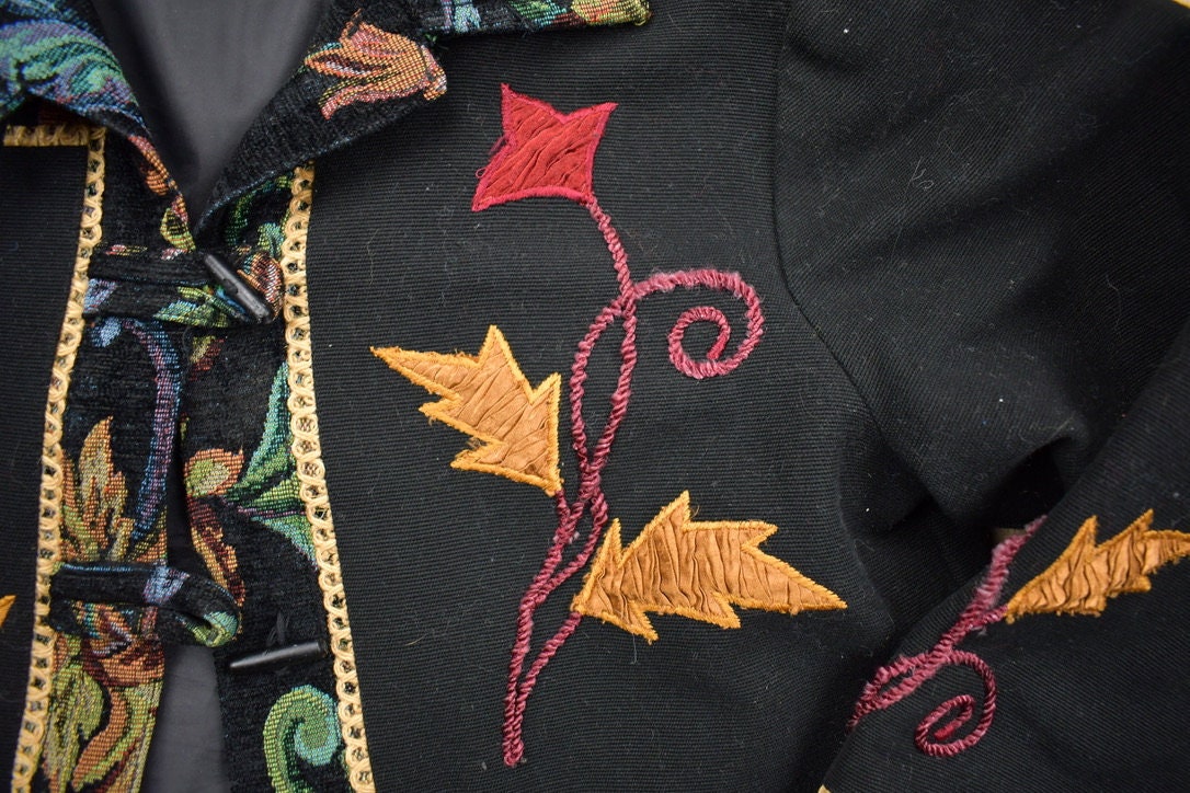 Vintage 1990s Parsley and Sage Embroidered Jacket