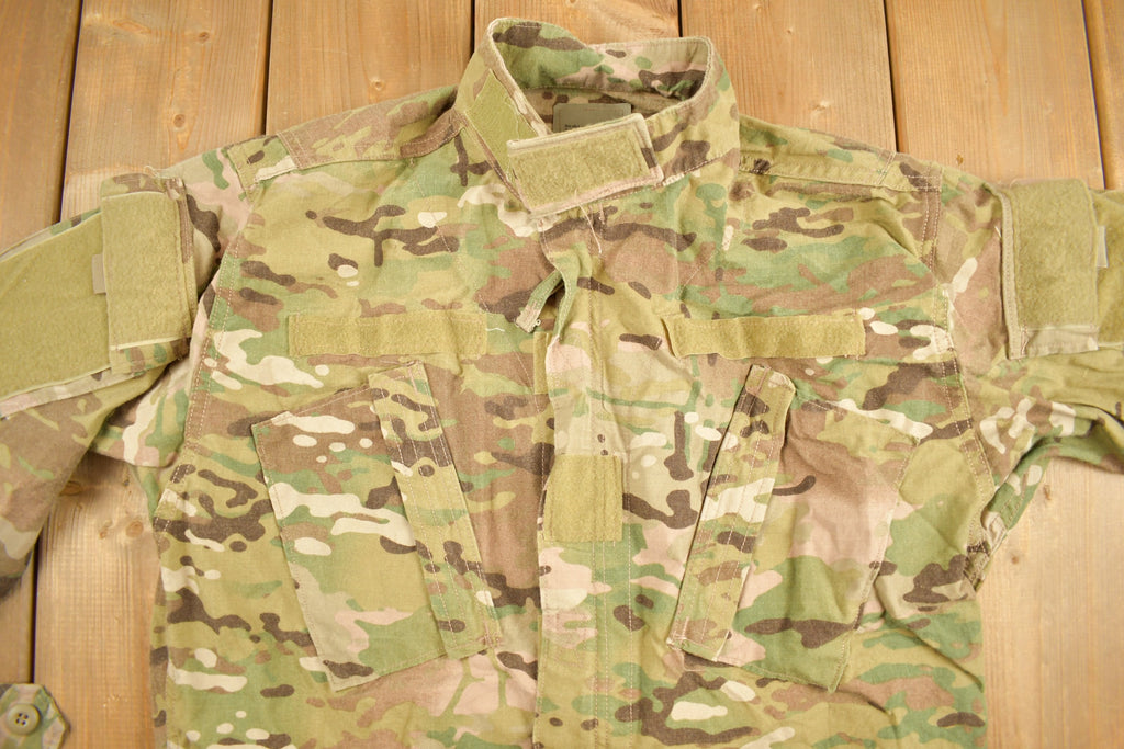 Vintage 2001 Military Desert MultiCamo Insect Repellent Field Jacket