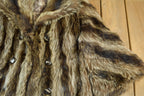 Vintage 1970s Paul Magden Furs Full Length Raccoon Fur Coat