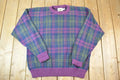 Vintage 1990s Field Gear Knit Abstract Pattern Crewneck Sweater Made In USA