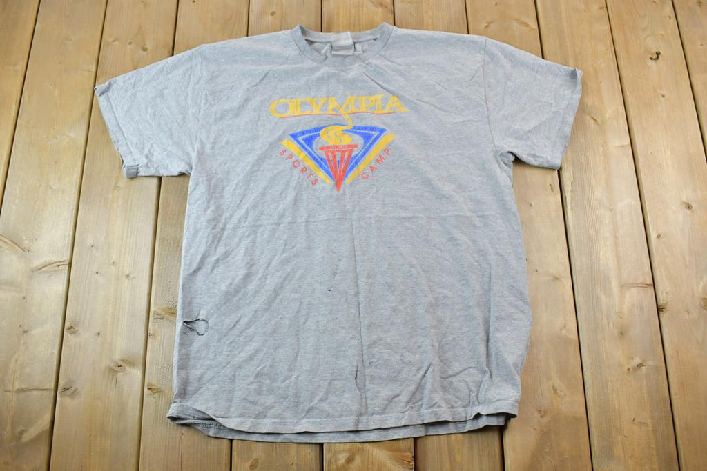 Vintage 1990s Nike Olympia Sports Camp Graphic T-Shirt