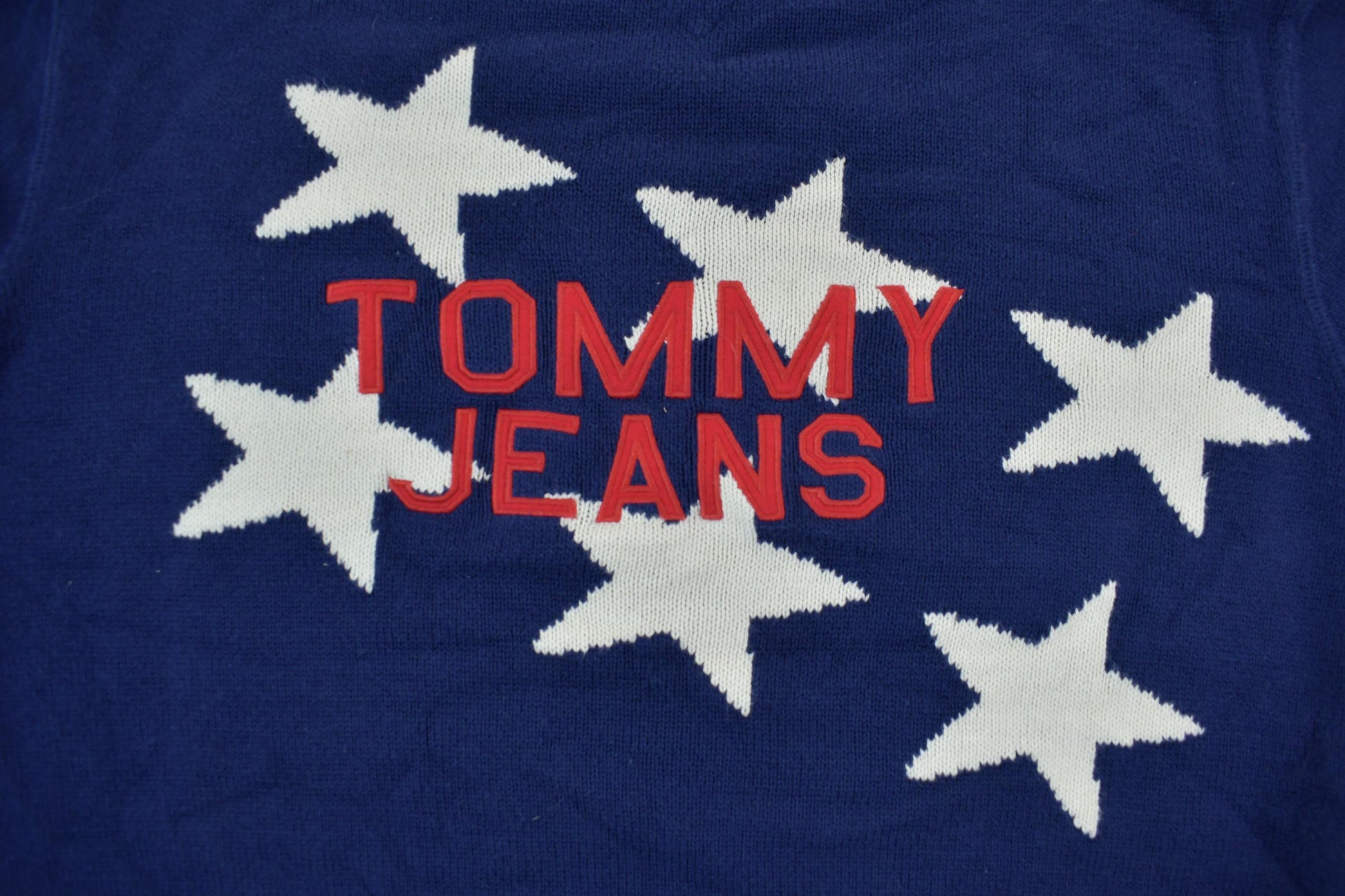 Vintage 1990s Tommy Jeans Knit Crewneck Sweater