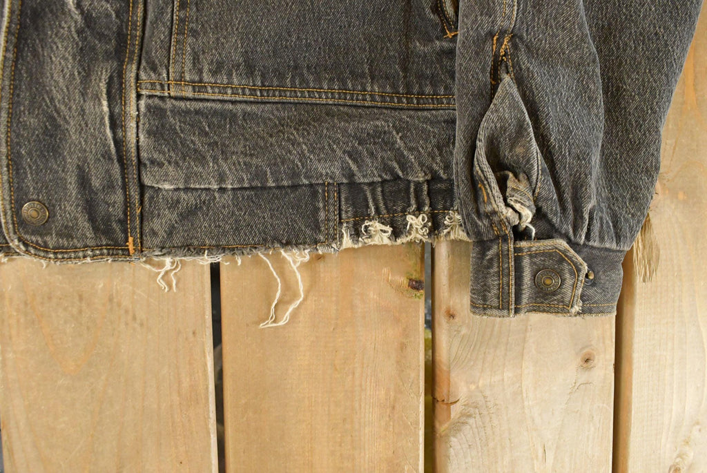 Vintage 1990s Levi's Distressed Denim Jean Jacket Men's Large / Vintage Denim / Streetwear / Trucker Jacket / Fall Jacket / Levi's Denim
