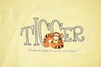 Vintage 1990s Pooh Tigger Embroidered Disney Crewneck Sweater Men's L