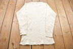 Vintage 1980s Blank Thermal Shirt Made In USA