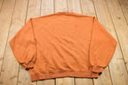 Vintage 1990s Blank Orange Crewneck Sweatshirt
