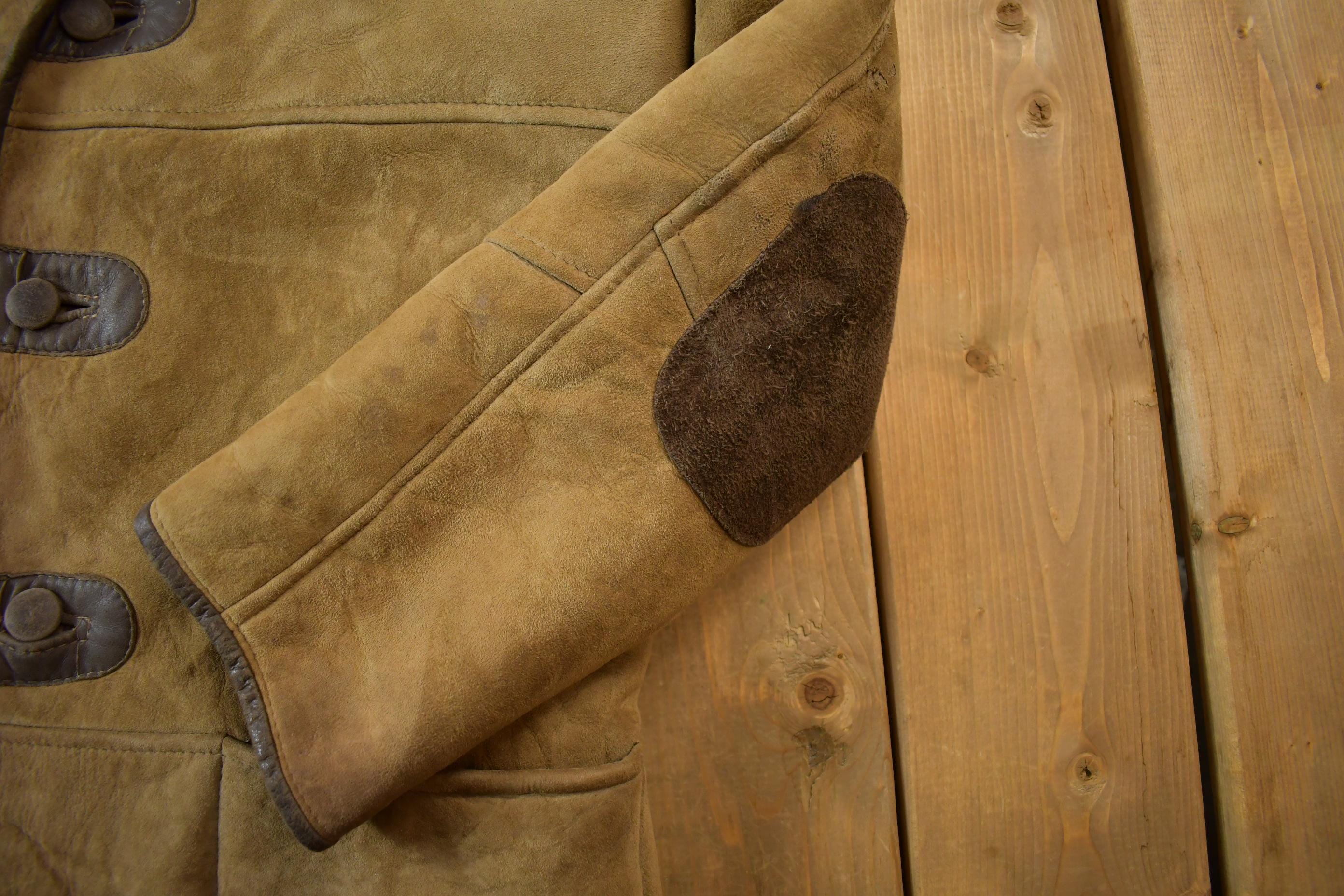 Vintage 1980s Skin Deep Shearling Jacket Made in New Zealand