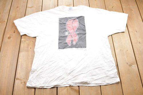 Vintage 1990s David Saldutti Graphic T-Shirt / Graphic / 80s / 90s / Streetwear / Retro Style / Single Stitch / Made In USA