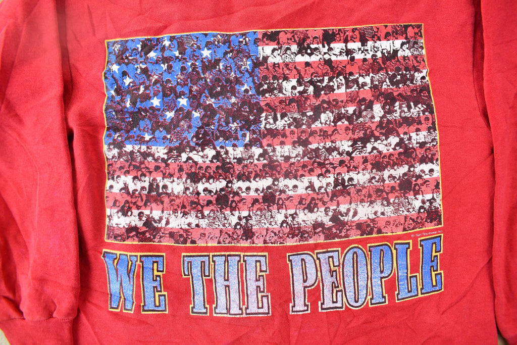Vintage 1990s We The People American Graphic Crewneck Sweatshirt