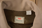 Vintage 1970s Levi's Panatela Tops Western Style Beige Button Up Shirt Made in USA Size XL