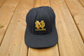 Vintage 1990s University Of Notre Dame Lacrosse Collegiate Champion Snap Back Hat