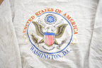 Vintage 1990s Washington D.C USA Souvenir Travel Crewneck Sweatshirt Made In USA