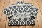 Vintage 1990s Jason Maxwell Patterned Fleece Sweater
