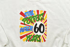 Vintage 1990's 60 Years Old Anniversary Novelty Crewneck Sweatshirt