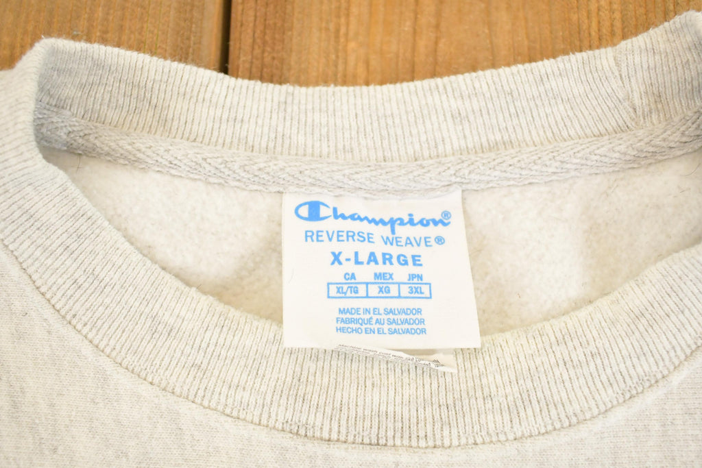 Vintage Y2K The Citadel Champion Reverse Weave Sweatshirt Men's L / 2000s Heavyweight Sweater / 2000s Cross Grain
