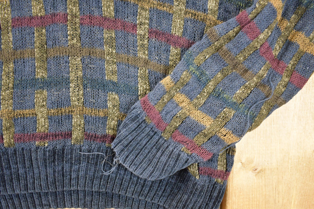 Vintage 1990s Geoffrey Beene Knit Crewneck Sweater Mens L