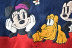 Vintage 1990s Mickey Mouse Fleece Distressed Disney Crewneck