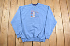Vintage 1990 Cats Are Family Too Embroidered Crewneck Sweatshirt