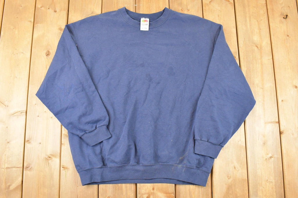 Vintage 1990s FOTL Blank Crewneck Sweatshirt Mens L