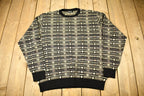 Vintage 1990s St Croix 3D Knit Crewneck Sweater