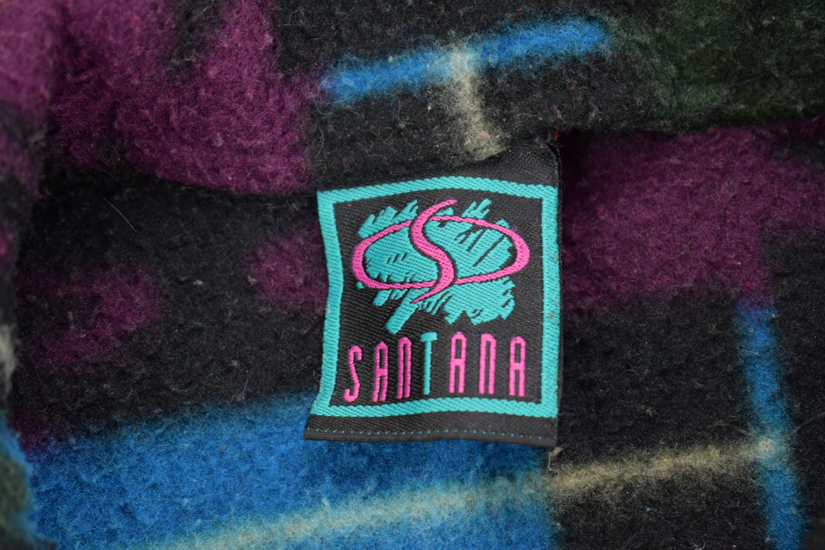 Vintage 1990s Santana Aztec Fleece Sweater
