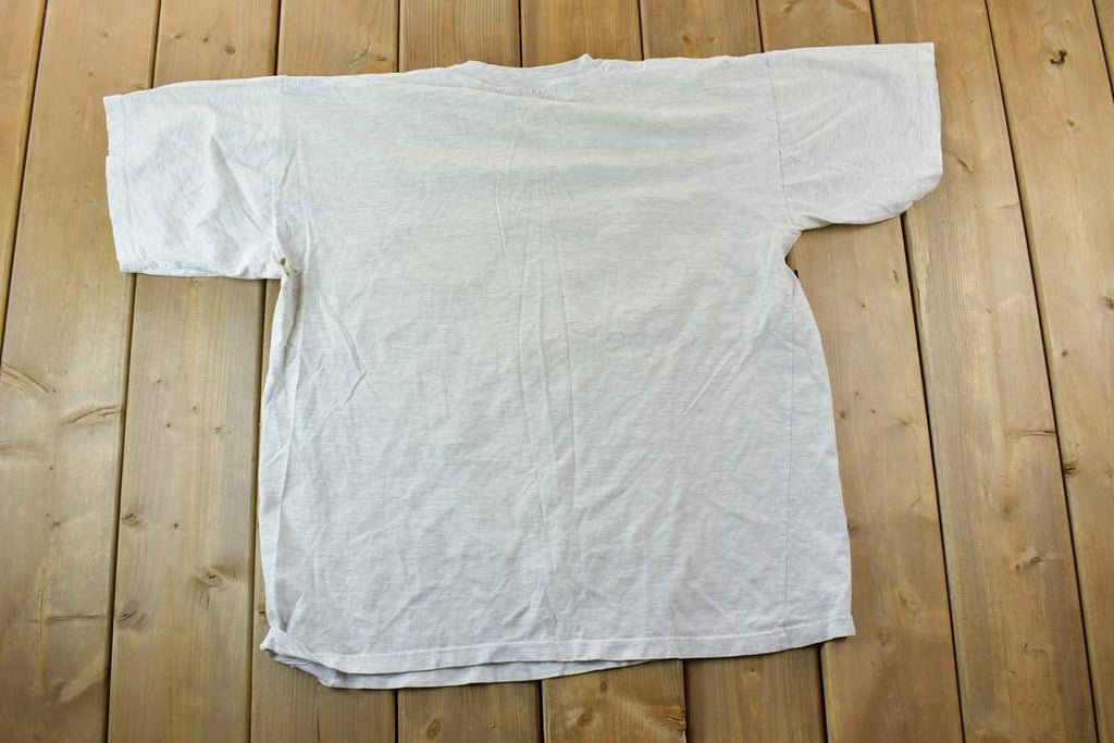 Vintage 1992 Minnesota North Stars NHL Logo 7 Graphic T-Shirt Single Stitch