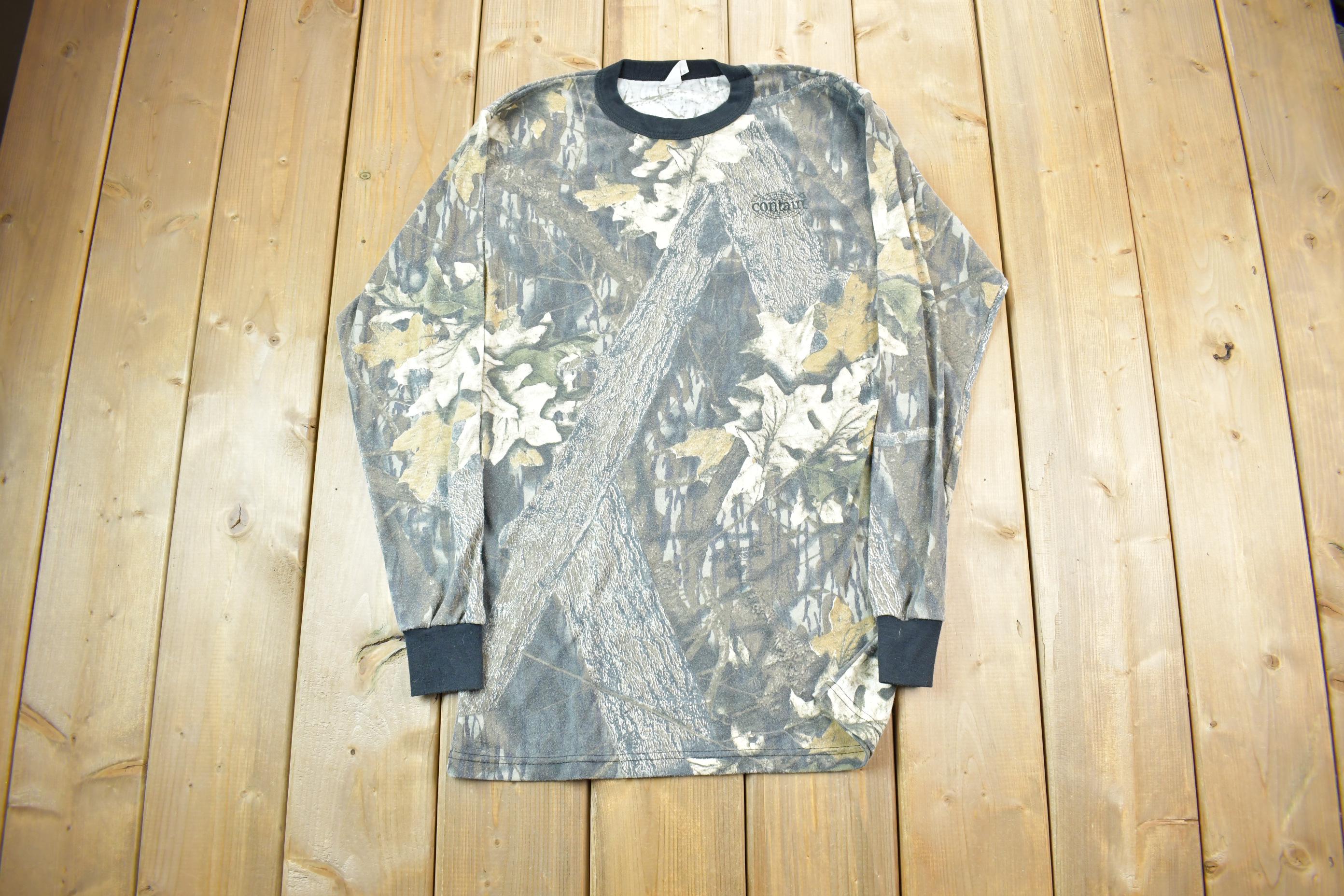 Vintage 1990s Mossy Oak Blank Crewneck Sweatshirt